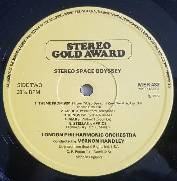 London Philharmonic Orchestra, John Williams (4) : Star Wars / A Stereo Space Odyssey (LP, Album)