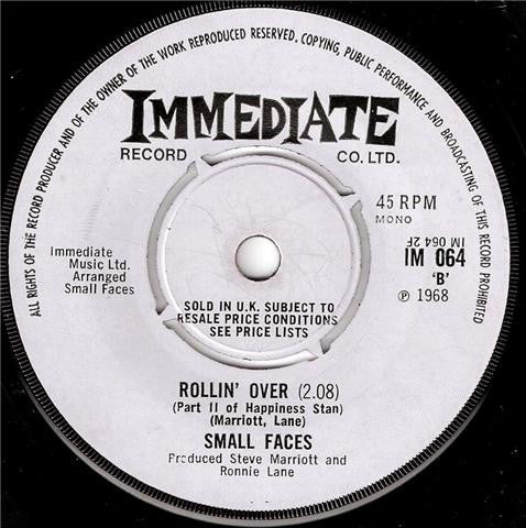 Small Faces : Lazy Sunday (7", Mono)