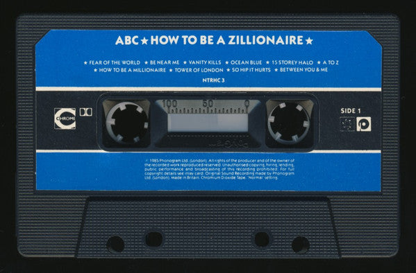 ABC : How To Be A Zillionaire! (Cass, Album)