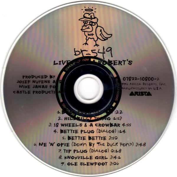 BR549 : Live From Robert's (CD, EP)