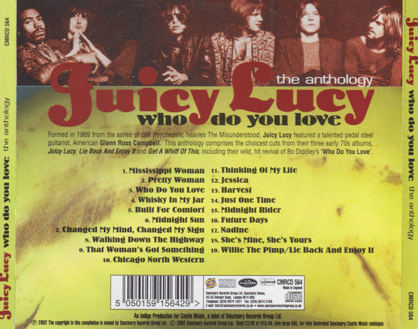 Juicy Lucy - Who Do You Love The Anthology (CD) (Near Mint (NM Or M-)) - DaddyPop