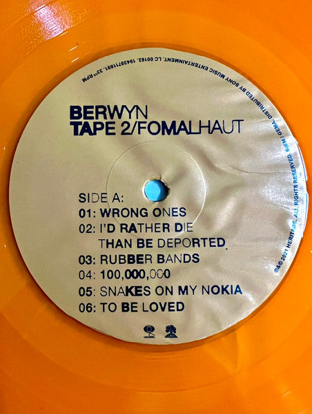 Berwyn : Tape 2/Fomalhaut (LP, Album, Ora)