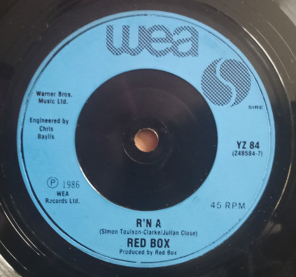 Red Box : For America (7", Single, Blu)