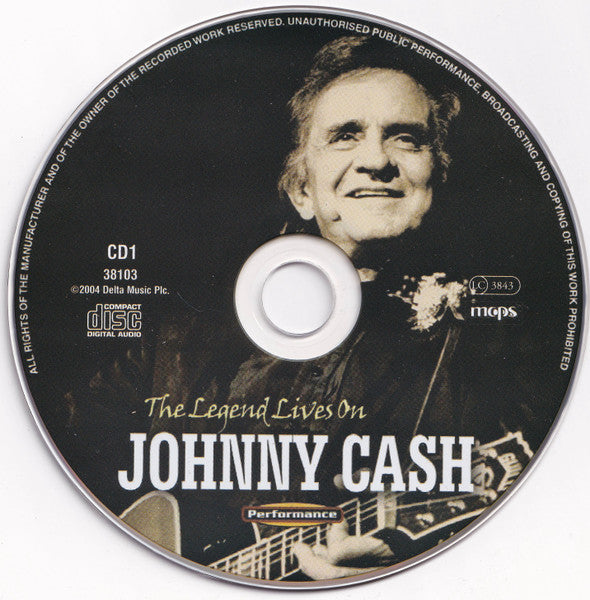 Johnny Cash : The Legend Lives On (2xCD, Comp)