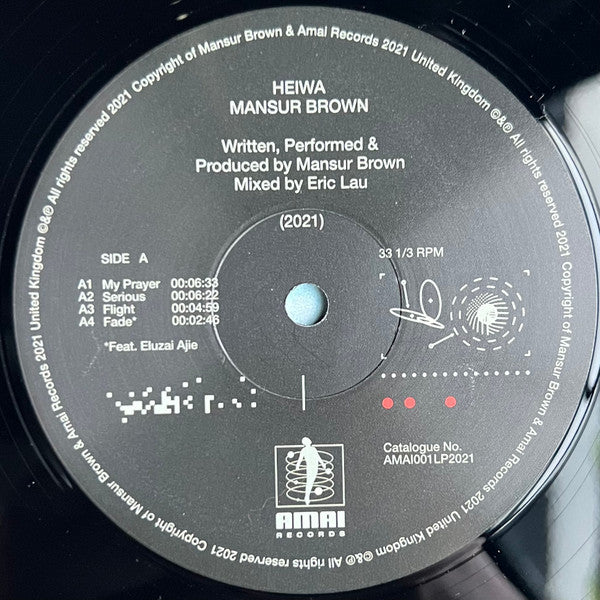 Mansur Brown : Heiwa (LP)