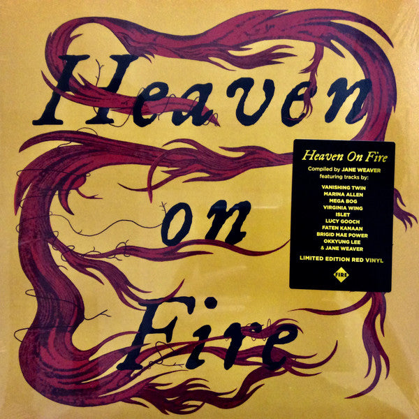 Various : Heaven On Fire (LP, Comp, Ltd, Red)