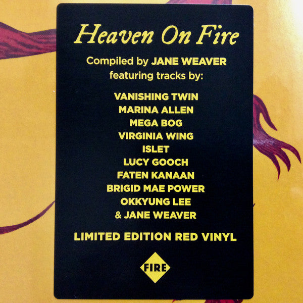 Various : Heaven On Fire (LP, Comp, Ltd, Red)