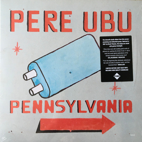 Pere Ubu : Pennsylvania (LP, Album, Ltd, RE, Blu)