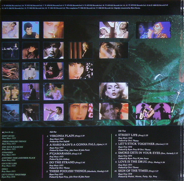 Roxy Music / Bryan Ferry : Street Life - 20 Great Hits (2xLP, Comp, RE, RM)