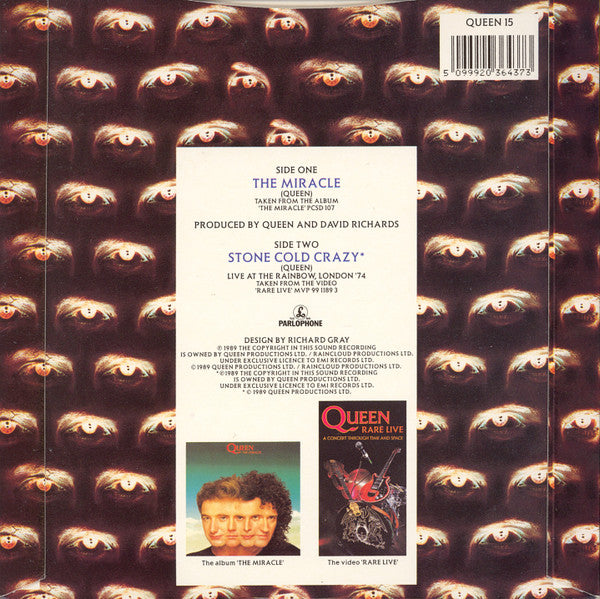 Queen : The Miracle (7", Single, Mou)