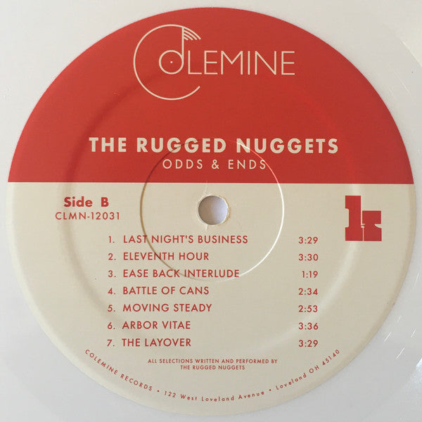 The Rugged Nuggets : Odds & Ends (LP, Album, Ltd, Whi)