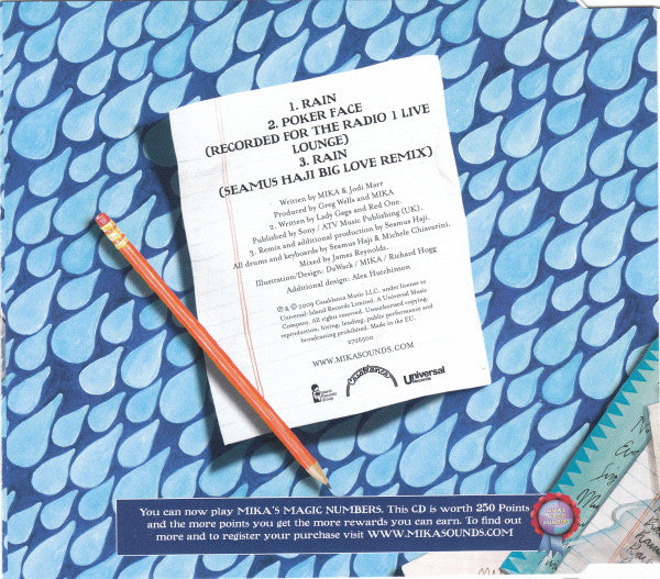 Mika (8) : Rain (CD, Single)