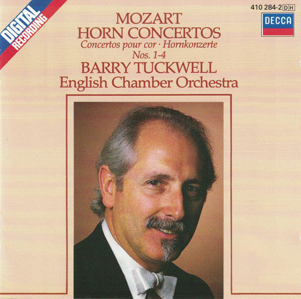 Wolfgang Amadeus Mozart / Barry Tuckwell, English Chamber Orchestra : Horn Concertos 1-4 (CD, RE)