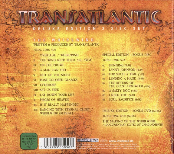 TransAtlantic (2) : The Whirlwind (Box, Dlx + 2xCD, Album, S/Edition, Dig + DVD-V, J-)