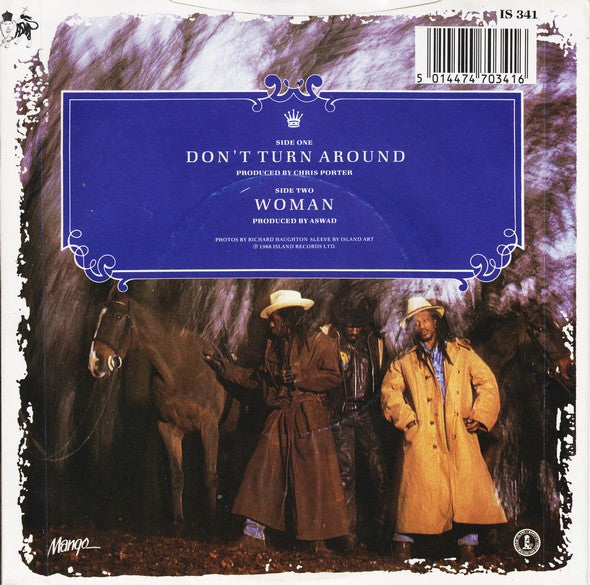 Aswad - Dont Turn Around (7) (Very Good Plus (VG)) - DaddyPop
