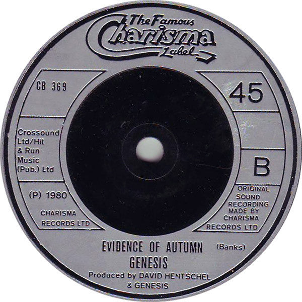 Genesis : Misunderstanding (7", Single)