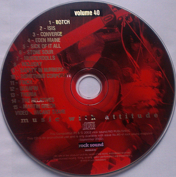 Various : Music With Attitude - Volume 40 (CD, Enh, Promo, Smplr)