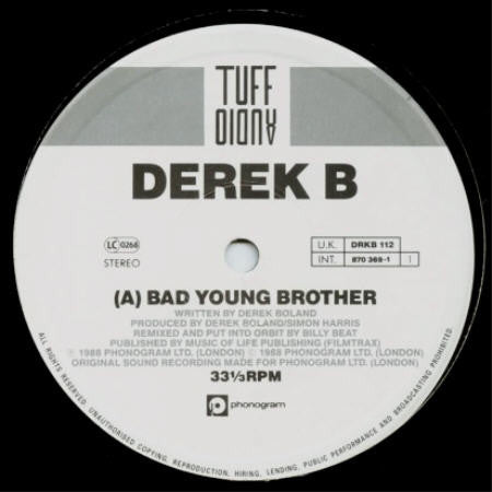 Derek B : Bad Young Brother (12")