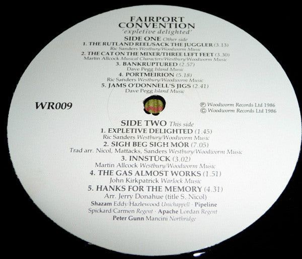 Fairport Convention : Expletive Delighted! (LP, Album)