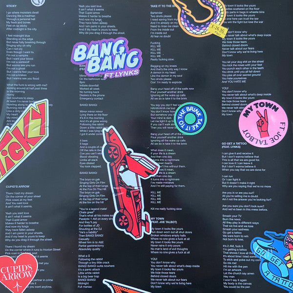 Frank Carter & The Rattlesnakes : Sticky (LP, Album, Ltd, Blu)