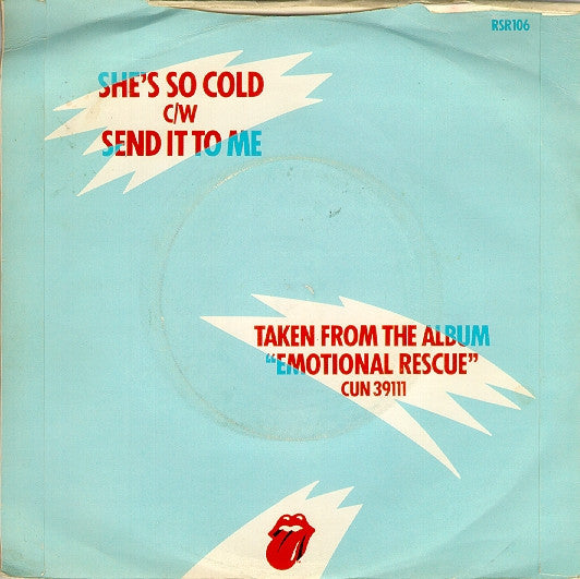 The Rolling Stones : She's So Cold (7", Single)
