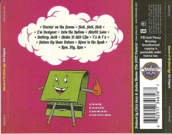 Queens Of The Stone Age : Era Vulgaris (CD, Album)