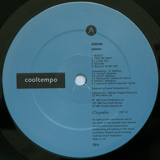 Adeva : Adeva! (LP, Album)