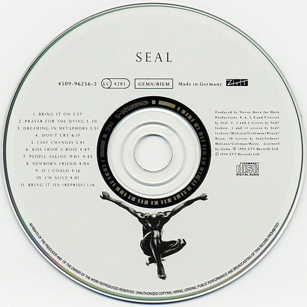 Seal : Seal (CD, Album, RP)