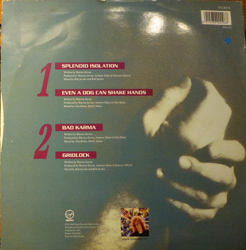 Warren Zevon : Splendid Isolation (12", Single)