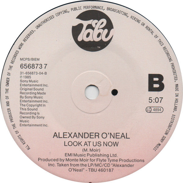 Alexander ONeal - Shame On Me (7) (Near Mint (NM Or M-)) - DaddyPop