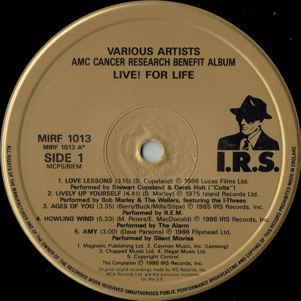 Various : Live! For Life (LP)