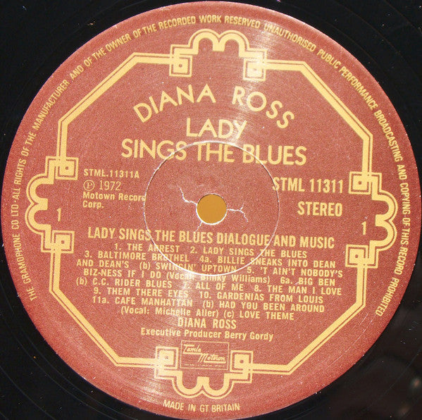 Diana Ross : Lady Sings The Blues (Original Motion Picture Soundtrack) (2xLP, Album)