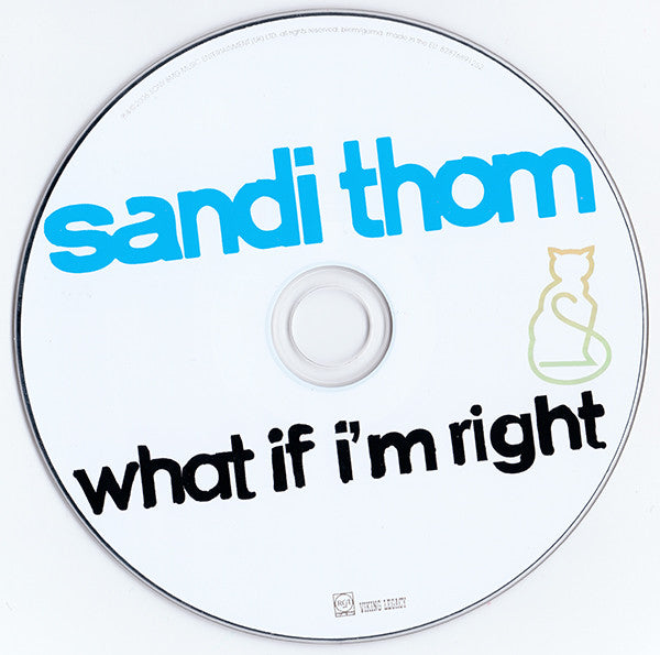 Sandi Thom : What If I'm Right (CD, Single, CD1)
