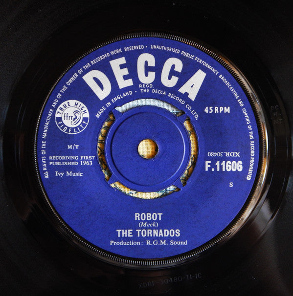 The Tornados : Robot (7", Single)