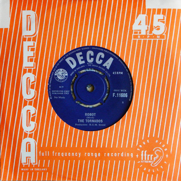 The Tornados : Robot (7", Single)
