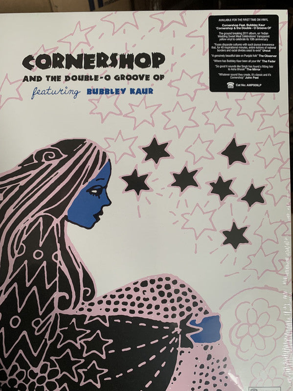 Cornershop Featuring Bubbley Kaur : And The Double-O Groove Of (LP, Album, Yel)