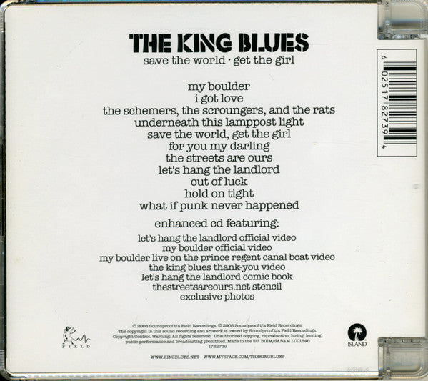 The King Blues : Save The World, Get The Girl (CD, Album, Enh, Sup)