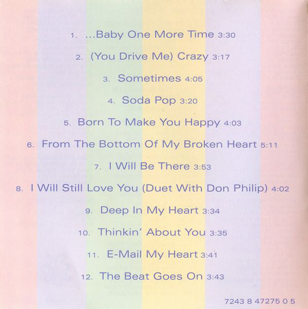 Britney Spears : ...Baby One More Time (CD, Album, Enh, EMI)