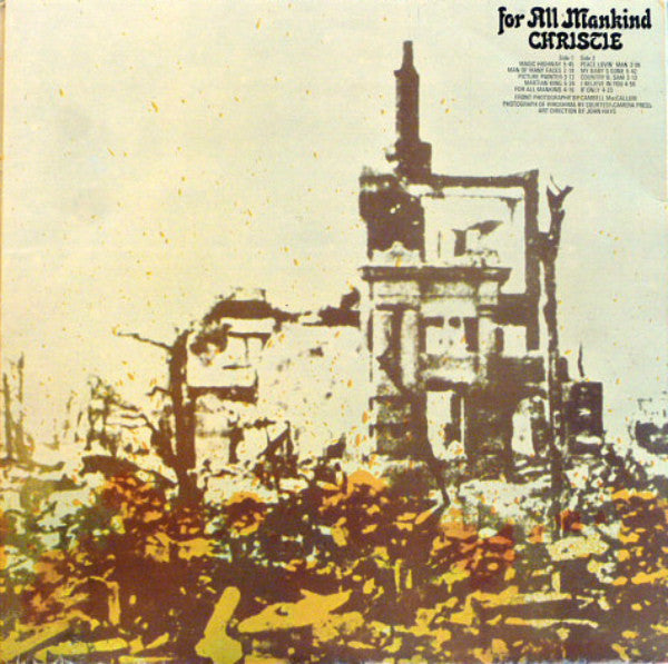 Christie : For All Mankind (LP, Album, Gat)