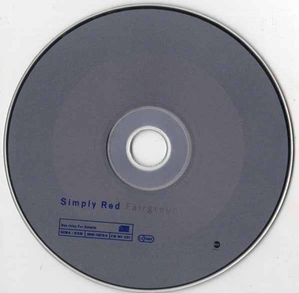 Simply Red : Fairground (CD, Single, May)