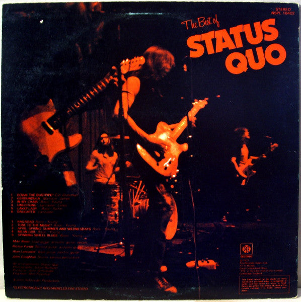 Status Quo : The Best Of Status Quo (LP, Comp, Blu)