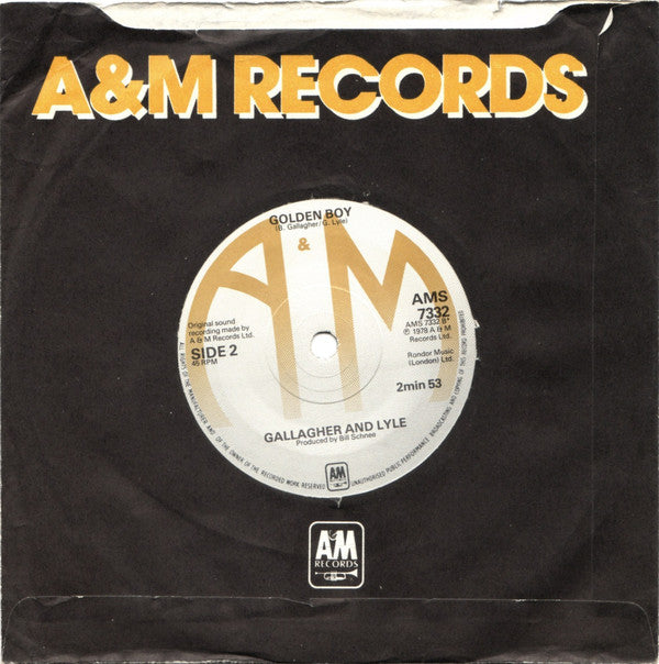 Gallagher & Lyle : Showdown (7")