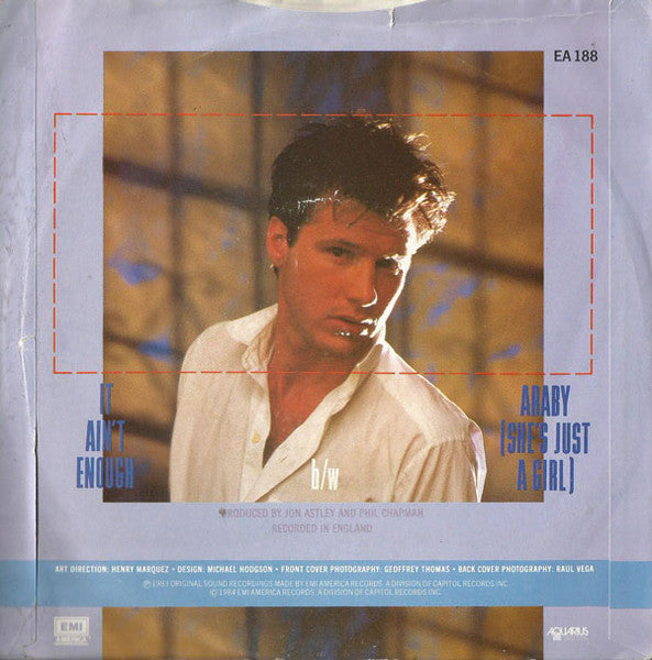 Corey Hart : It Ain't Enough (7")