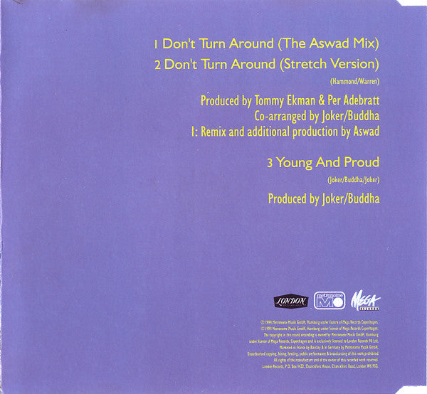 Ace Of Base - Dont Turn Around (The Aswad Mix) (CD) (Very Good Plus (VG)) - DaddyPop