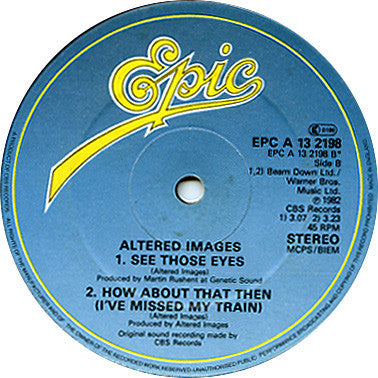 Altered Images : See Those Eyes (12", Single)