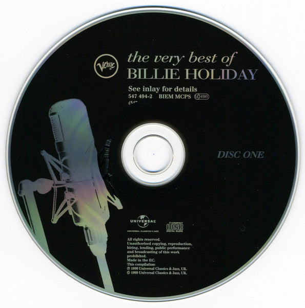 Billie Holiday : The Very Best Of Billie Holiday (2xCD, Album, Comp)