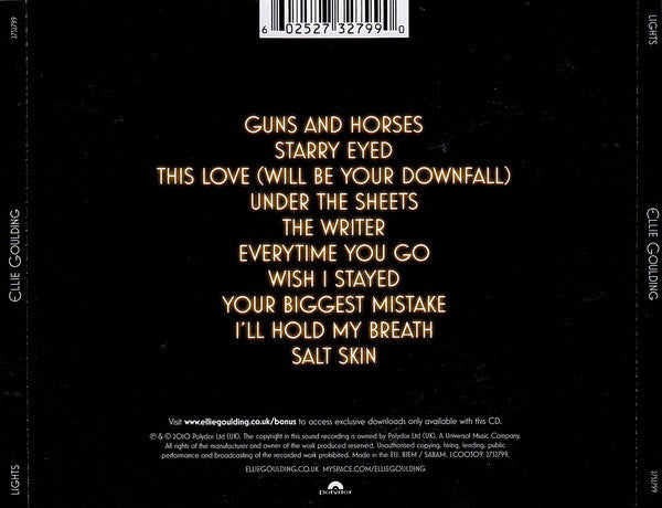 Ellie Goulding : Lights (CD, Album)