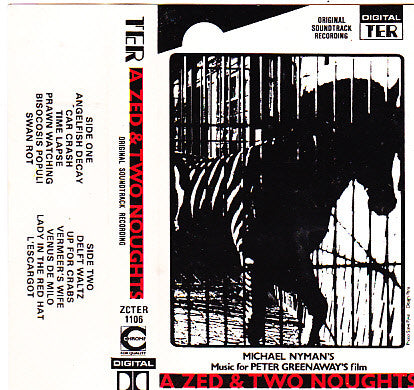 Michael Nyman : Music For Peter Greenaway's Film A Zed & Two Noughts (Cass, Album)