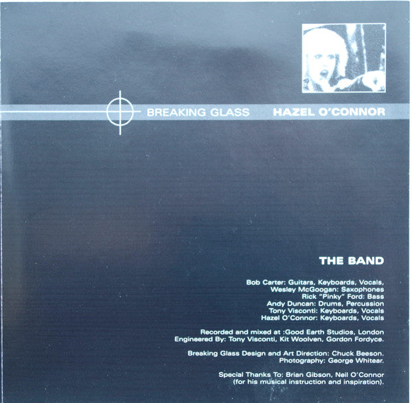 Hazel O'Connor : Breaking Glass (CD, Album, RE, Dis)