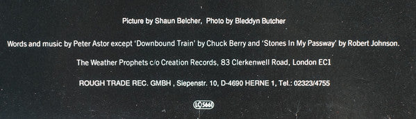 The Weather Prophets : Diesel River (LP, Comp)